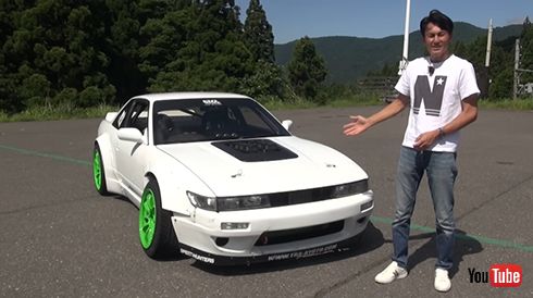 V8エンジンを載せたシルビアにワクワクする谷口さん