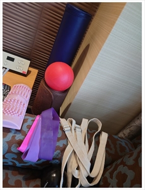 がん闘病中の秋野暢子の病室