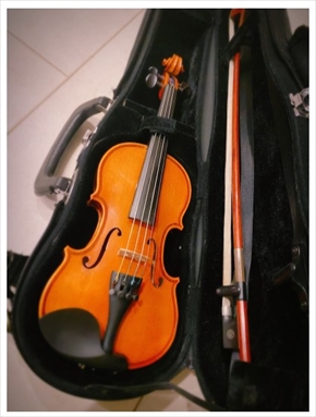 保田圭が息子用に購入したバイオリン