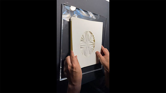 彫刻切り絵の考え方を説明した動画が結局分からない