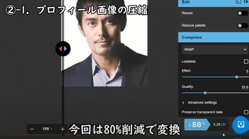 阿部寛のホームページ高速化