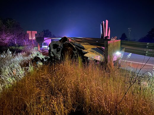 アメリカ ワシントン 交通事故 スパーカー マクラーレン 600LT