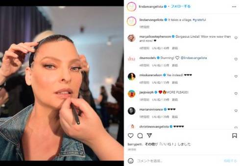 リンダ・エヴァンジェリスタが整形失敗を乗り越えたとコメント