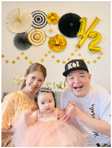 内山信二と内山琴と娘の絃