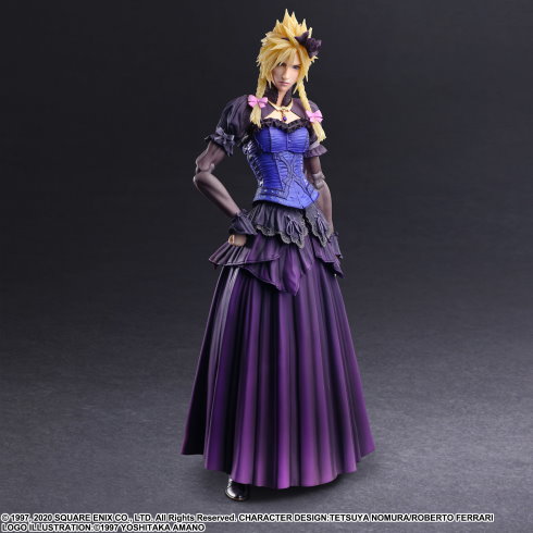 FF7 ファイナルファンタジー7 シークレット クラウド 女装 ミニフィギュア スクエアエニックス(SQUARE ENIX)|シークレット クラウド女装ver