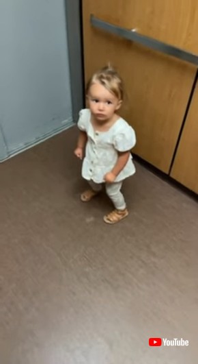 Kiddo's First Elevator Ride || ViralHog