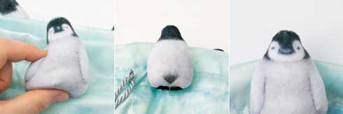 フェリシモ ギュッと集まってあったまる ペンギン きんちゃく