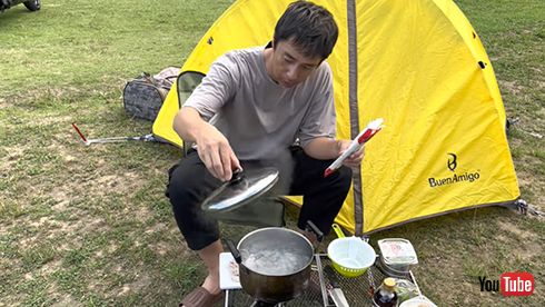 キャンプも満喫