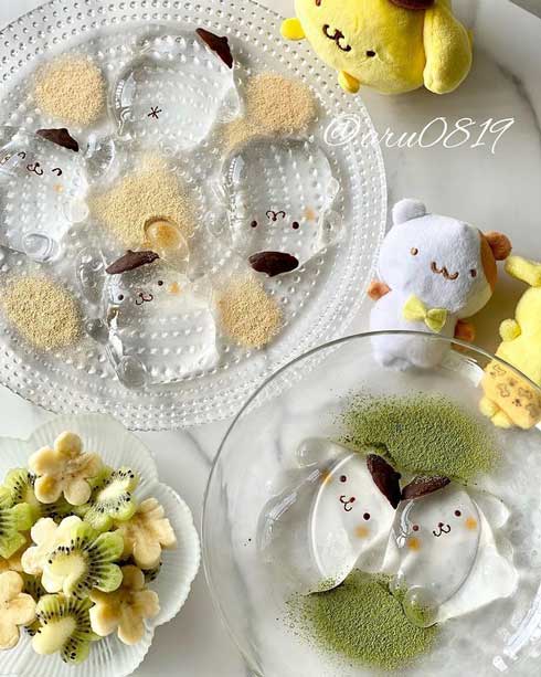 ポムポムプリン 水ゼリー ぷるぷるでかわいい