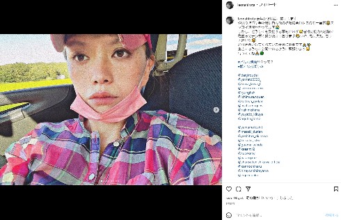 映画を撮影中の広田レオナ