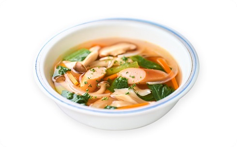 冷凍貯金クッキングで福原遥が作ったスープ