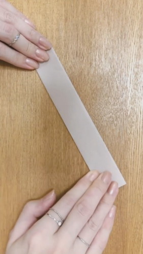 画用紙でラッピング