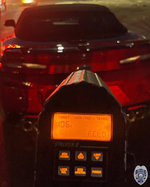 アメリカ ラスベガス 警察 スピード超過 2分 逮捕