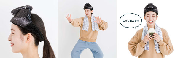 「力士なりきりヘアバンド」・商品イメージ