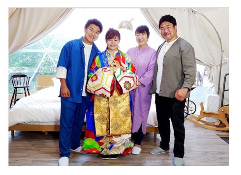 北斗晶と息子と門倉凛と佐々木健介