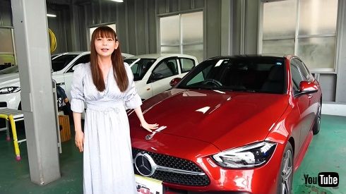 中川翔子と愛車のベンツ