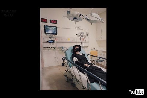 病院での益若つばさ