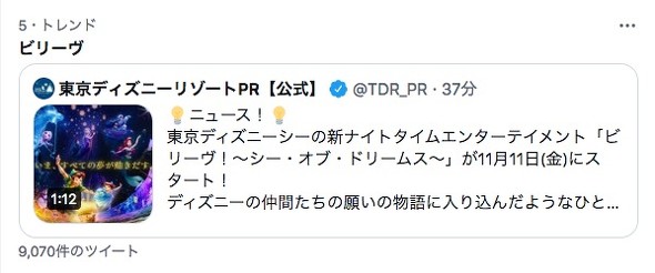 Twitterトレンドワード