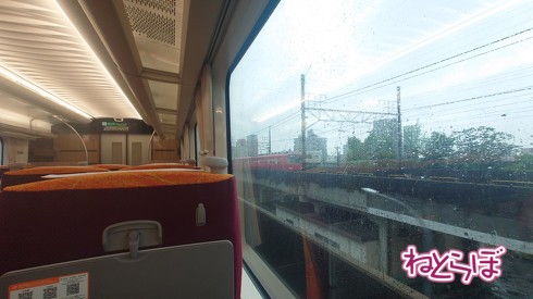 岐阜まで座席は逆向き