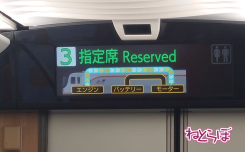 HC85系に備わる動作モードモニター