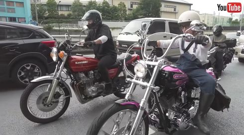 Z650とSLP号で仲良く渋谷を目指す！