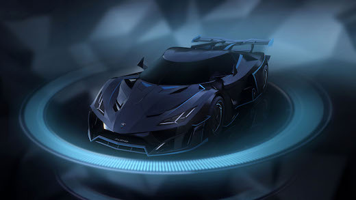 ALIENO UNUM ハイパーカー スーパーカー 時速584キロ 6億円