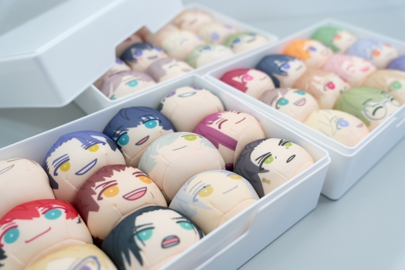 「おまんじゅうにぎにぎマスコット」を収納した画像