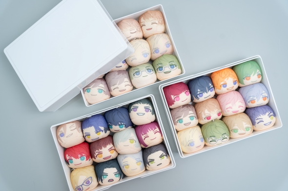 「おまんじゅうにぎにぎマスコット」の収納方法の画像