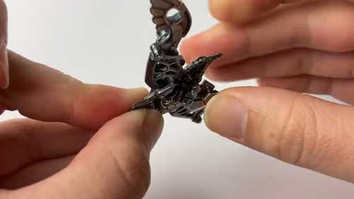 可変ウミカモメ トランスフォーム 変形 カメ カモメ 金属造形