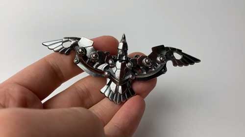 可変ウミカモメ トランスフォーム 変形 カメ カモメ 金属造形