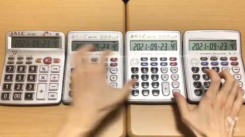 電卓 4台 演奏 初代 ポケモン オープニング 弾いてみた