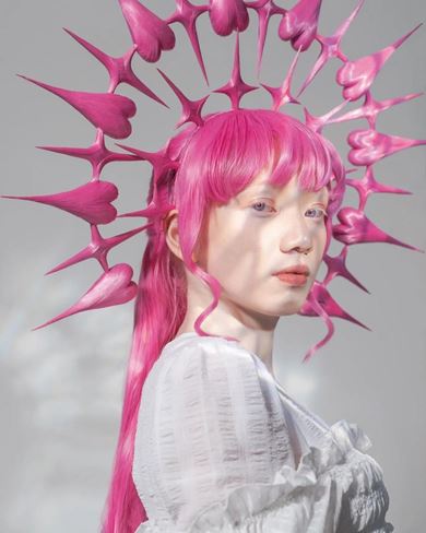 台湾ウィッグアーティストの美しい作品