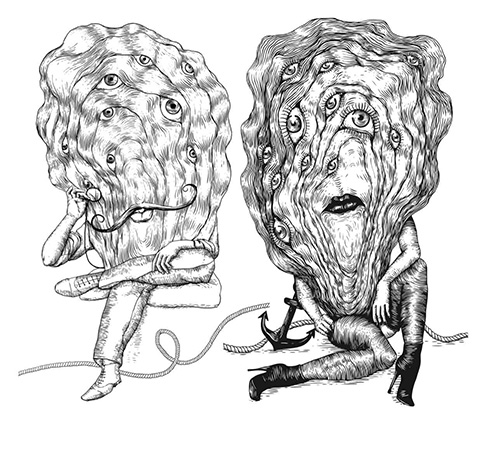 【グロ注意？】リアルすぎて夢に出てきそう……　カナダの牡蠣イベントのマスコットがどう見てもホラー