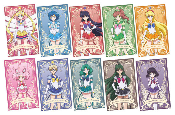 タロットカード風のセーラー戦士たちが美しい！ ファン垂涎の