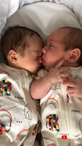 Twin Brother Goes for the Nose || ViralHog