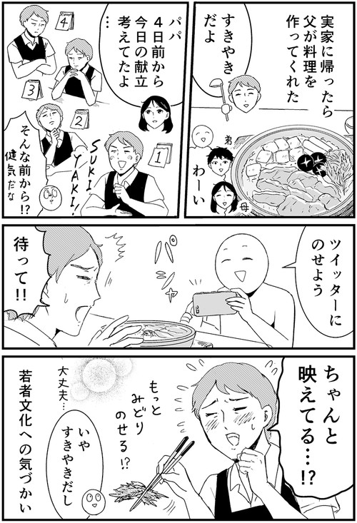 毎日けなげに頑張っているお父さん