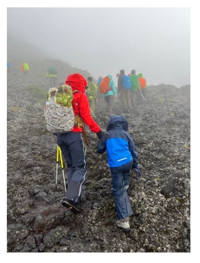 釈由美子と息子