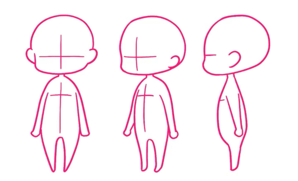 ミニキャラの描き方を紹介した動画がわかりやすい