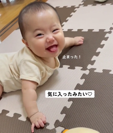 新しいおもちゃを2日で飽きちゃう赤ちゃん