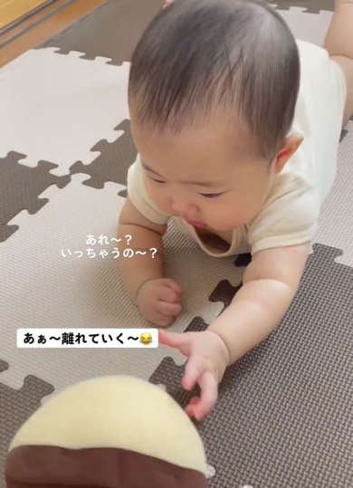 新しいおもちゃを2日で飽きちゃう赤ちゃん