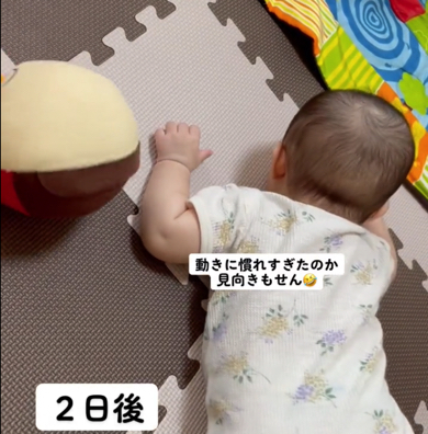 新しいおもちゃを2日で飽きちゃう赤ちゃん