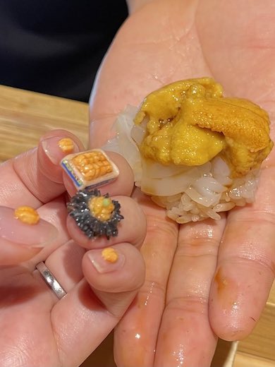 ウニ ネイル SNS映え