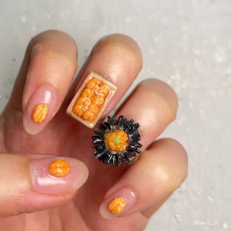 ウニ ネイル SNS映え