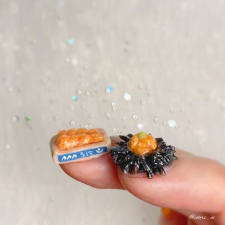 ウニ ネイル SNS映え