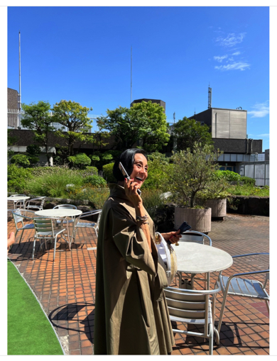 フリーアナウンサー中村江里子が長男と次女と日本帰国