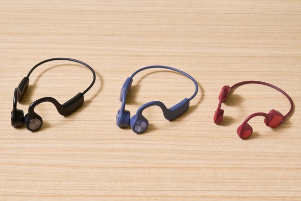 ゲオ 骨伝導イヤホン3サイズ比較写真