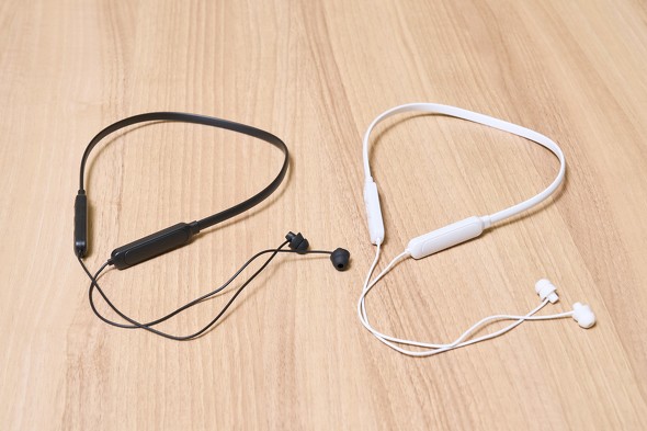 ゲオ 「寝ながら」イヤホン GRFD-BTE100S3（ブラック・ホワイト）