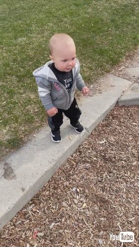 「Toddle Trips While Attempting To Walk Ahead - 1326946」