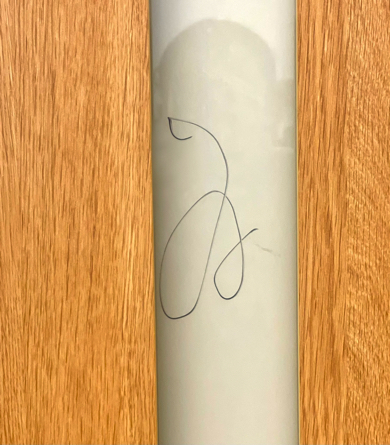 新居にいたずら書きした2歳児のアーティスト