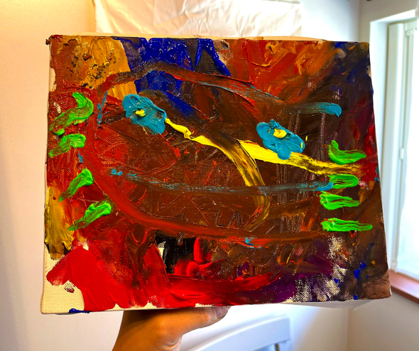 新居にいたずら書きした2歳児のアーティスト